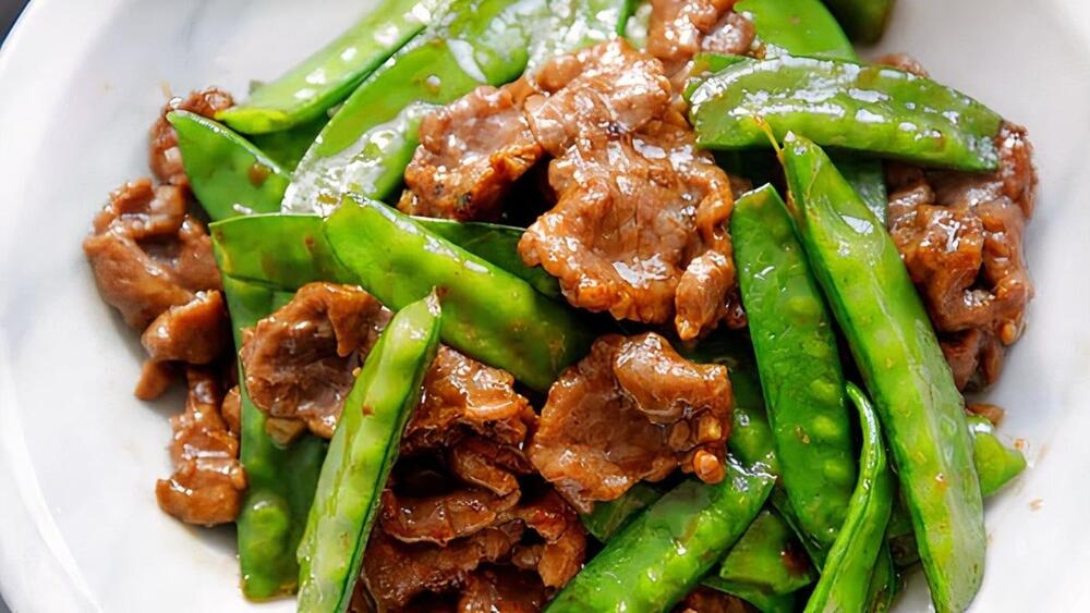 Beef with Snowpeas
