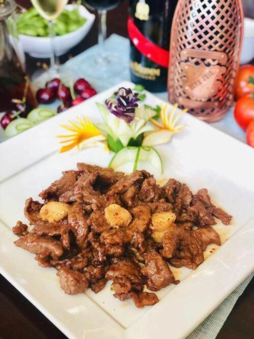 Szechwan Beef And Scallops