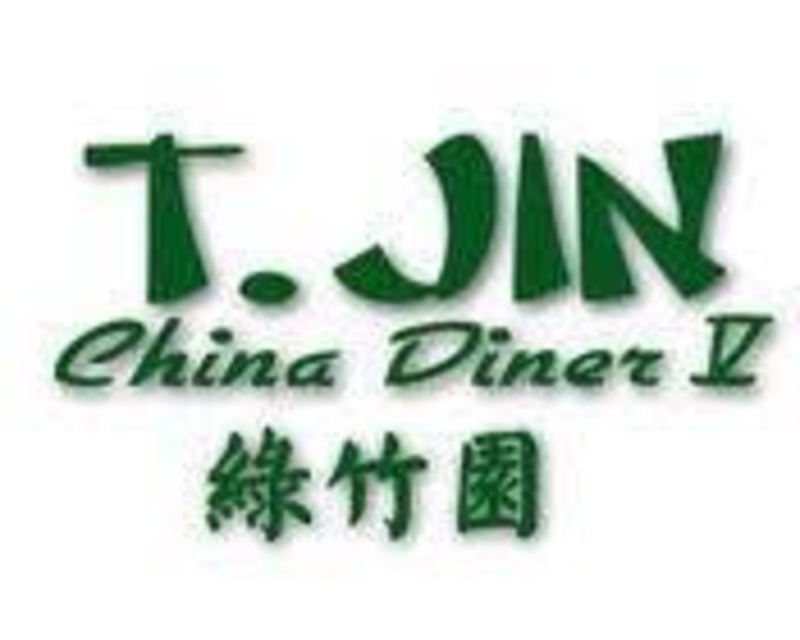 T. Jin China Diner, located at 24301 Brazos Town CR. 700, Rosenberg, TX logo